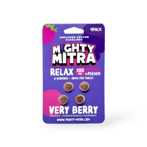 Mighty Mitra Relax 7ohmz + Pseudo Tablet Very Berry 50mg Per Tablet